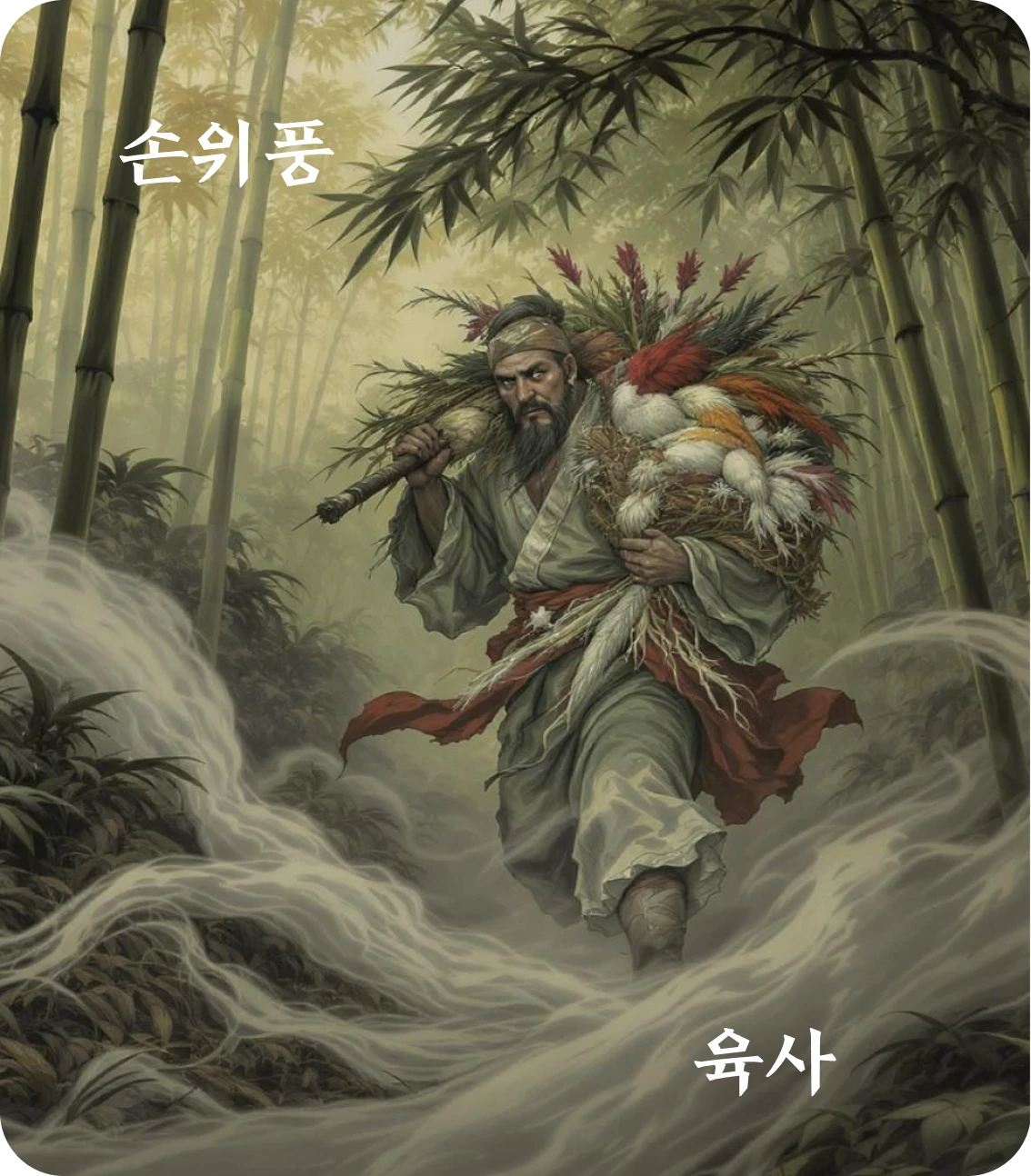 손괘 육사 효 카드: 전획삼품