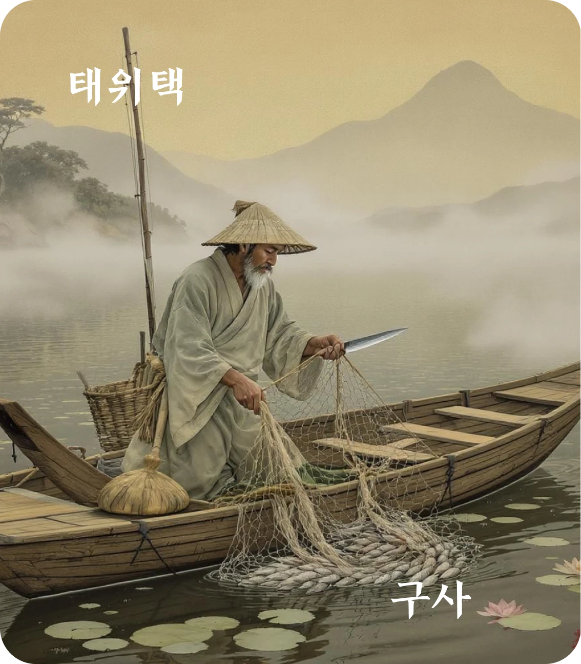 태괘 구사 효 카드: 상태미녕