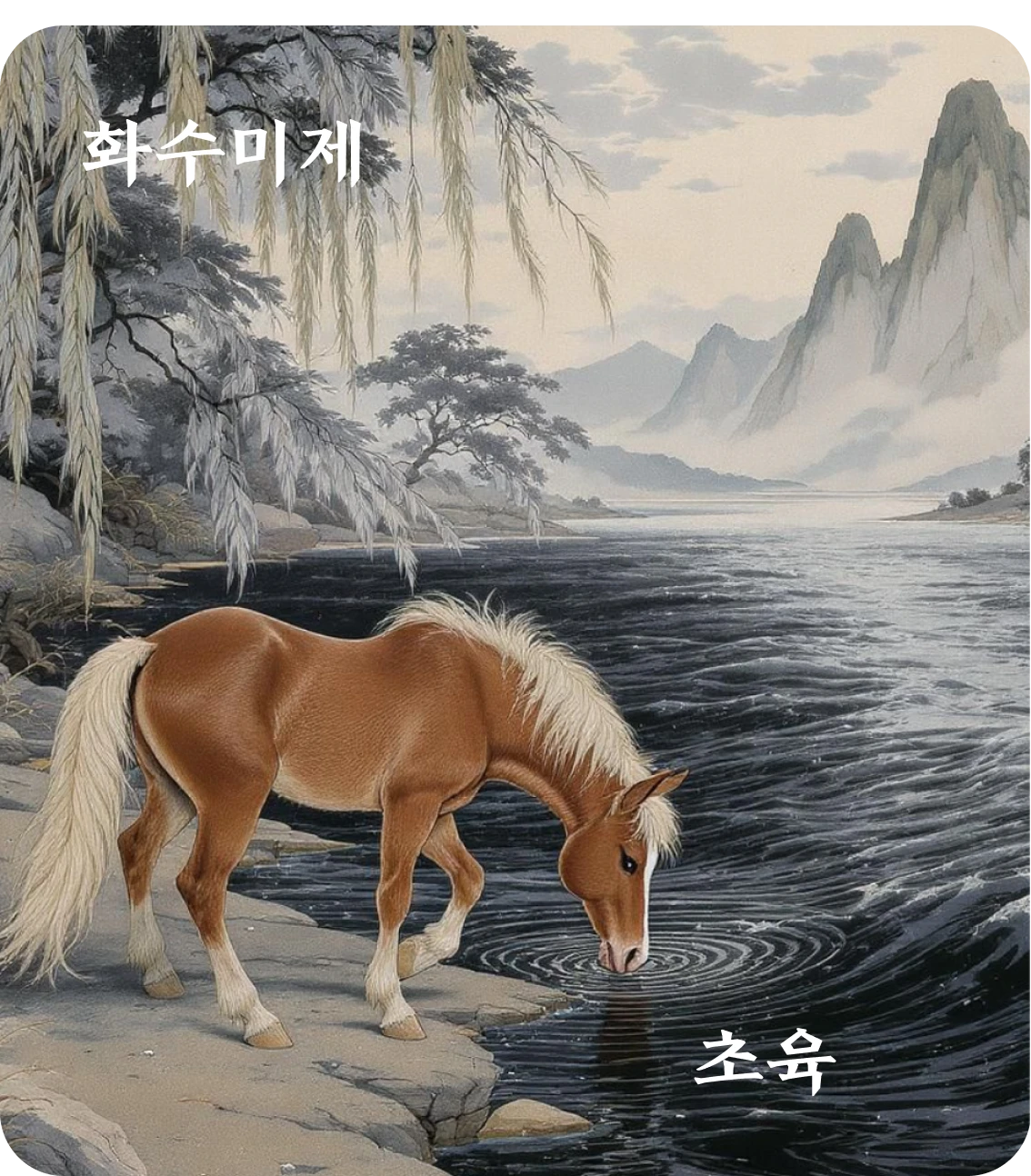 미제괘 초육 효 카드: 유기미