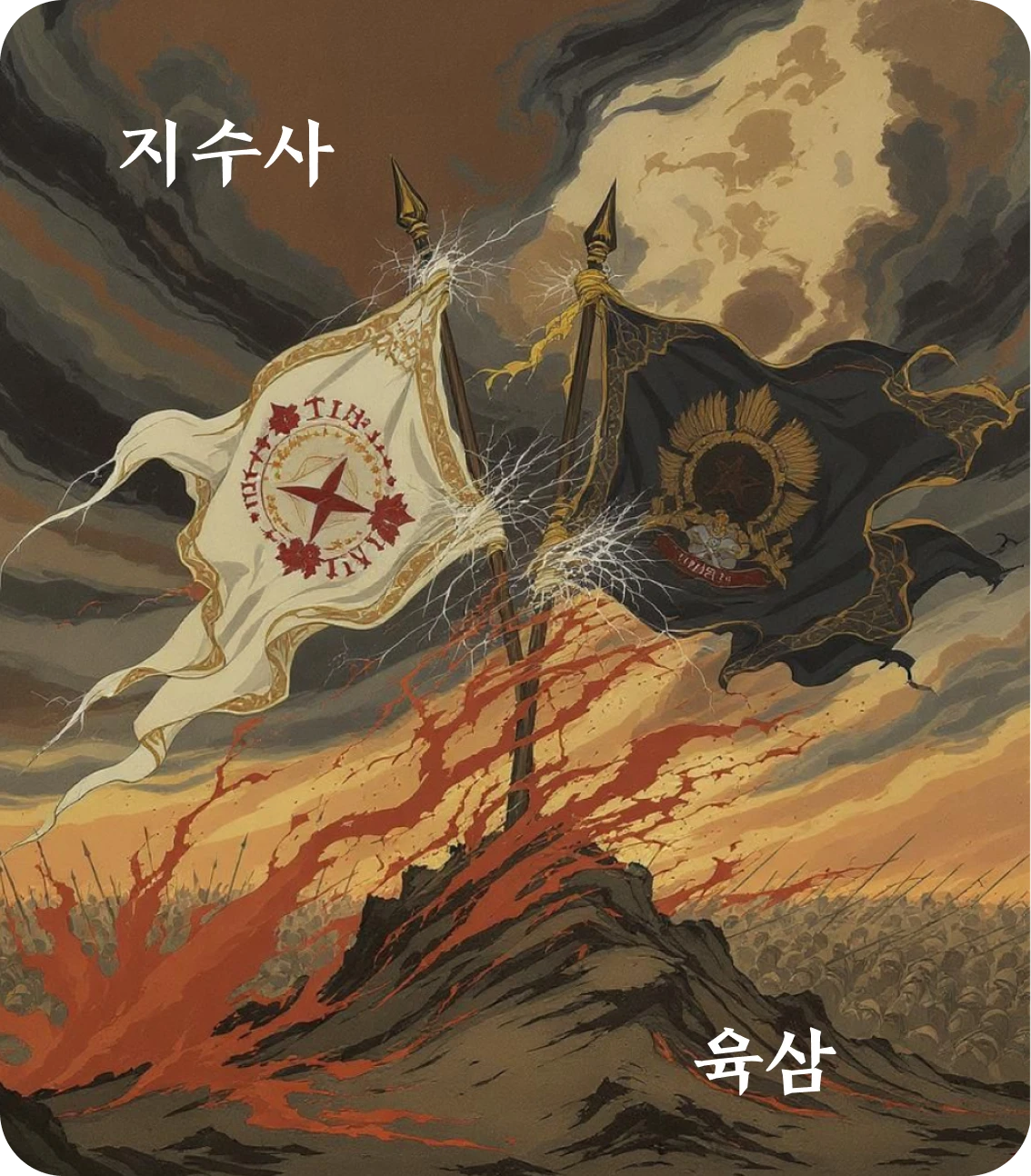 사괘 육삼 효 카드: 사혹여시