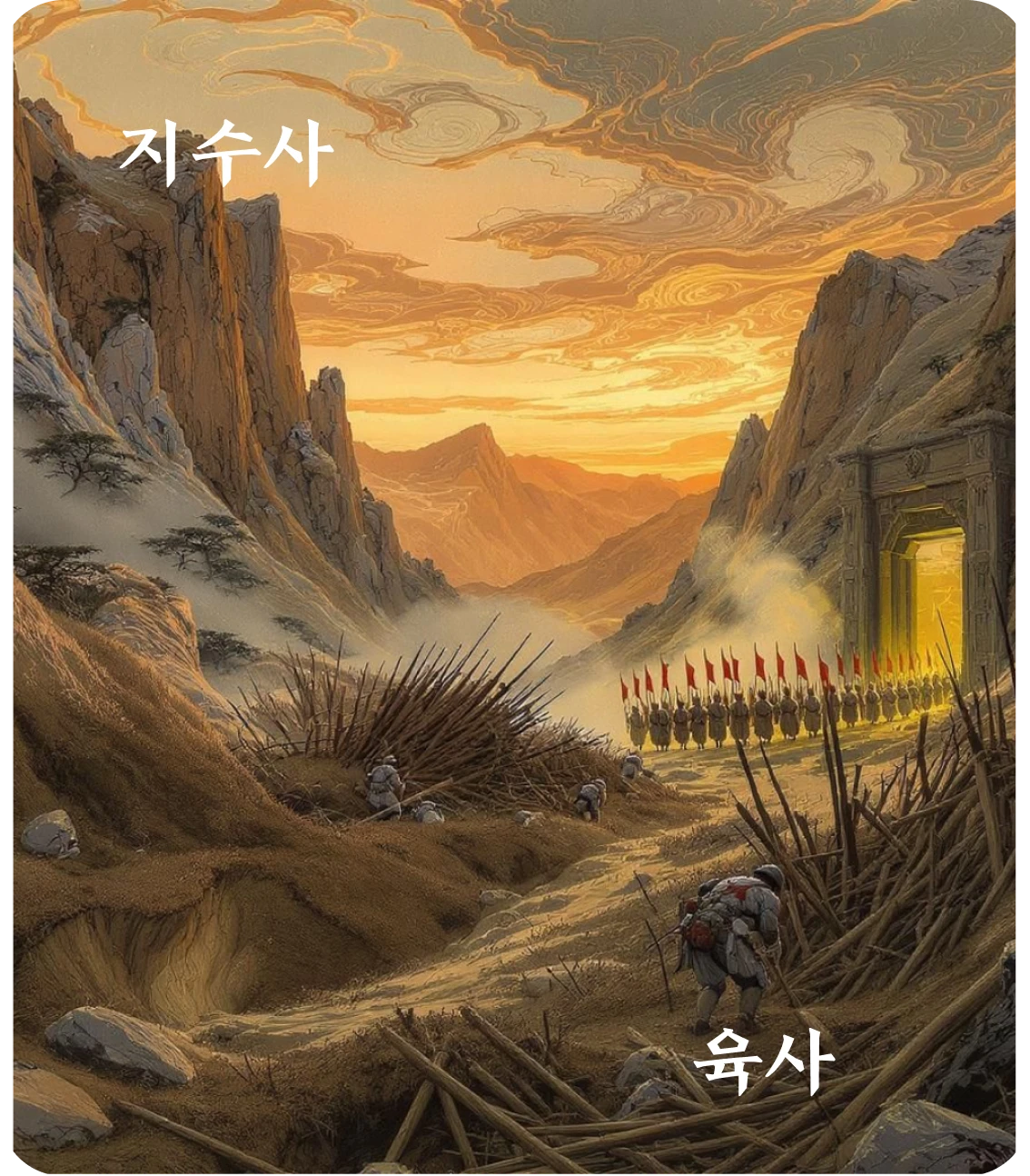 사괘 육사 효 카드: 사좌차