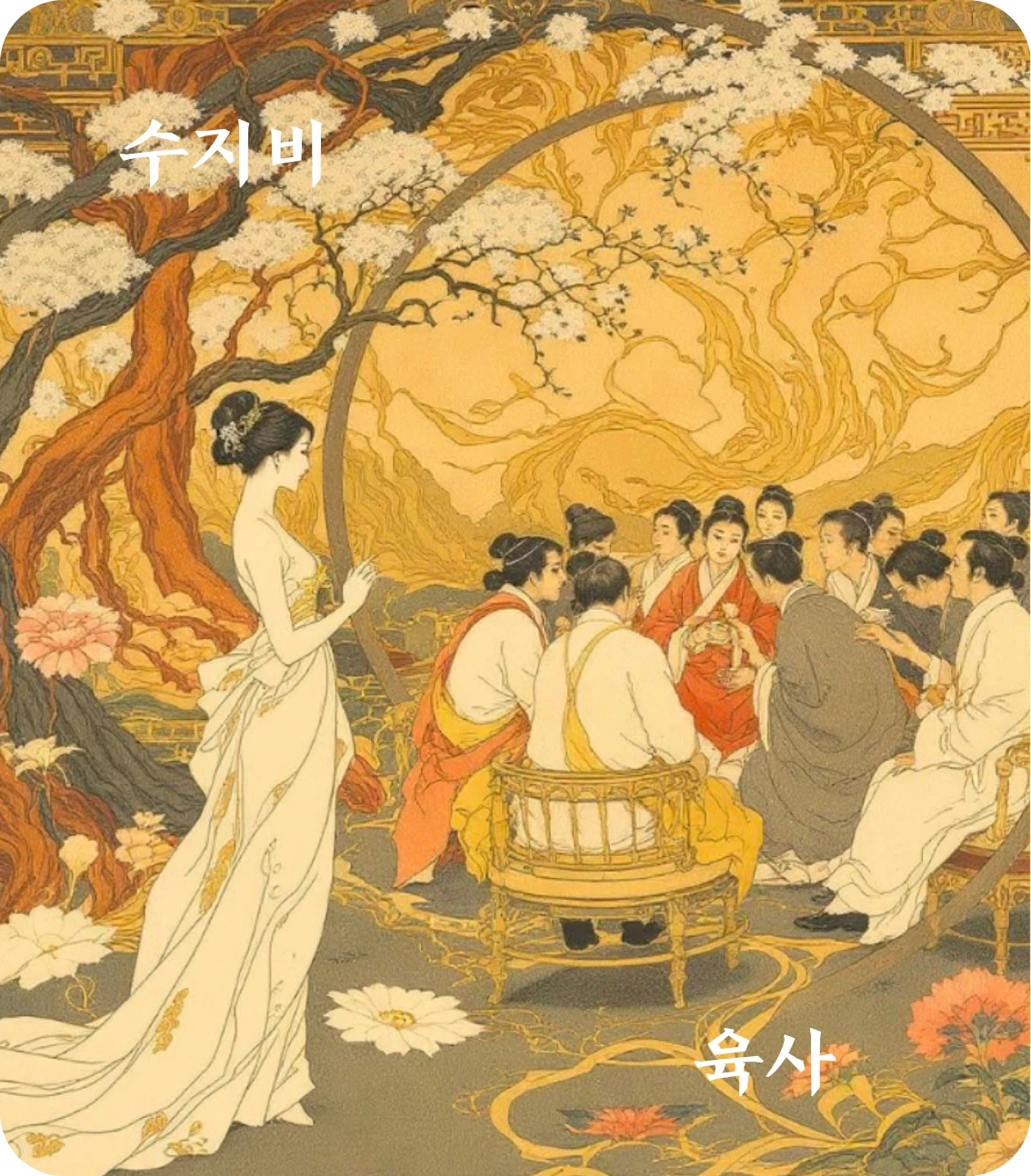 비괘 육사 효 카드: 외비지