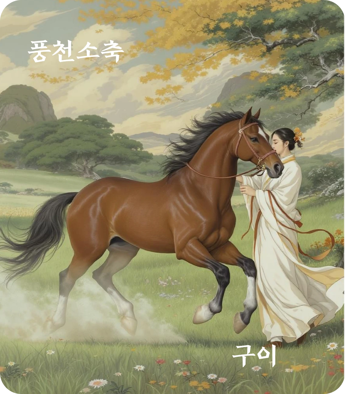 소축괘 구이 효 카드: 견복