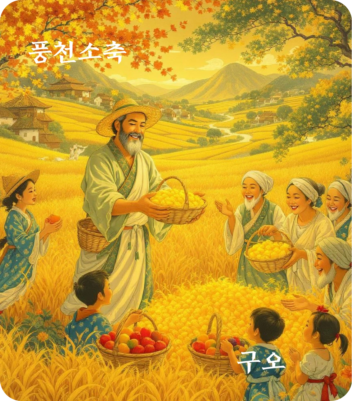 소축괘 구오 효 카드: 부이기린